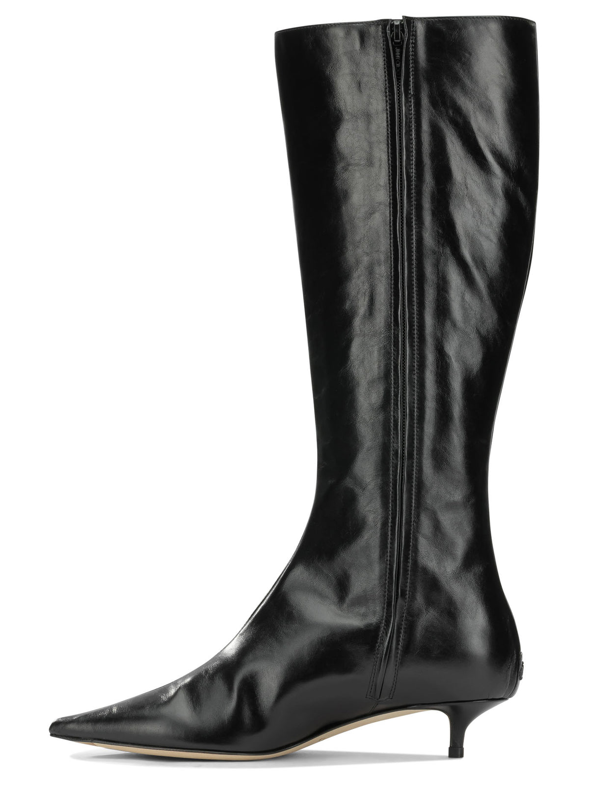 Jimmy Choo "Amis 35MM" Knee-High Boots - Black