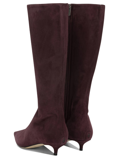 Jimmy Choo "Amis 35MM" Knee-High Boots - Bordeaux
