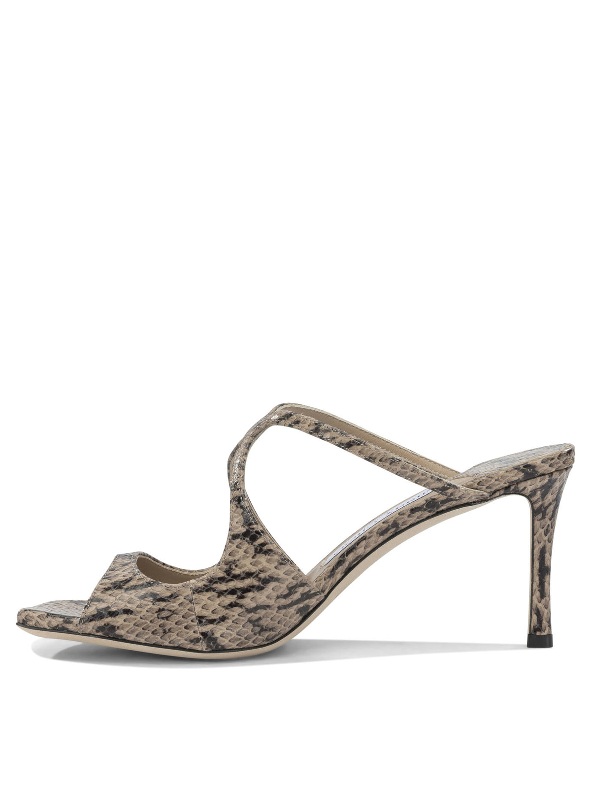 Jimmy Choo "Anise 75MM" heeled sandals - Beige