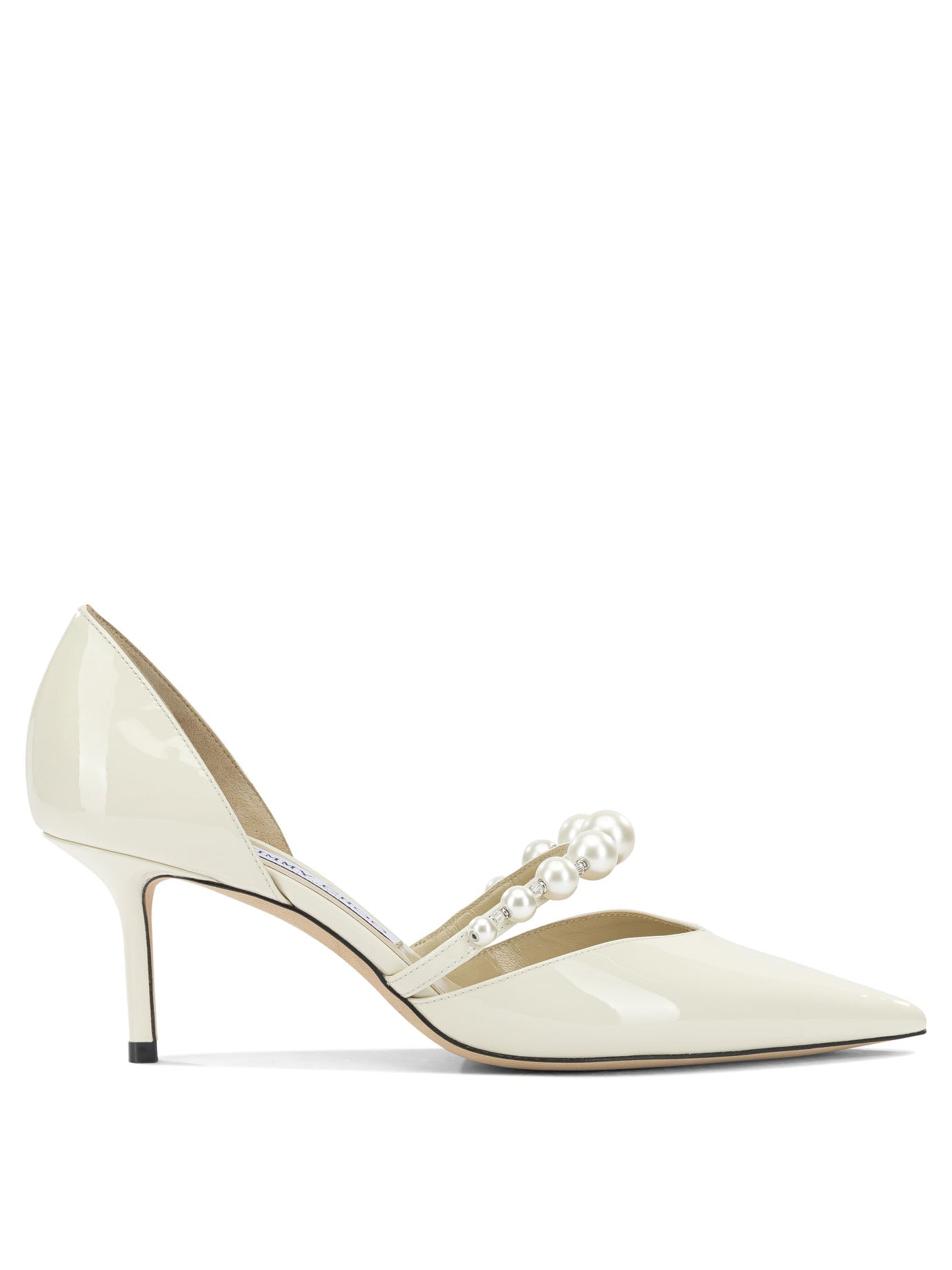 Jimmy Choo "Aurelie 65MM" Pumps - White