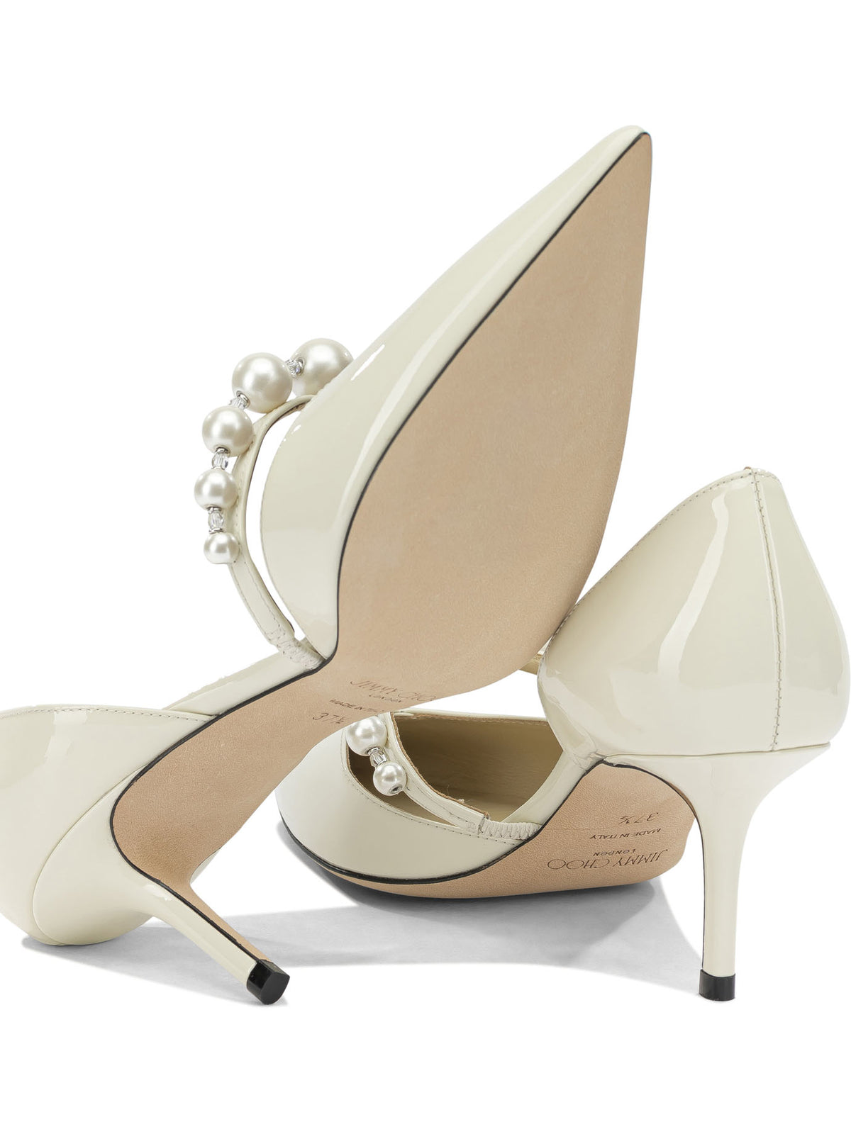 Jimmy Choo "Aurelie 65MM" Pumps - White