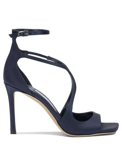 Jimmy Choo "Azia 95MM" heeled sandals - Blue