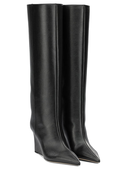Jimmy Choo "Blake 85MM" Knee-High Boots - Black