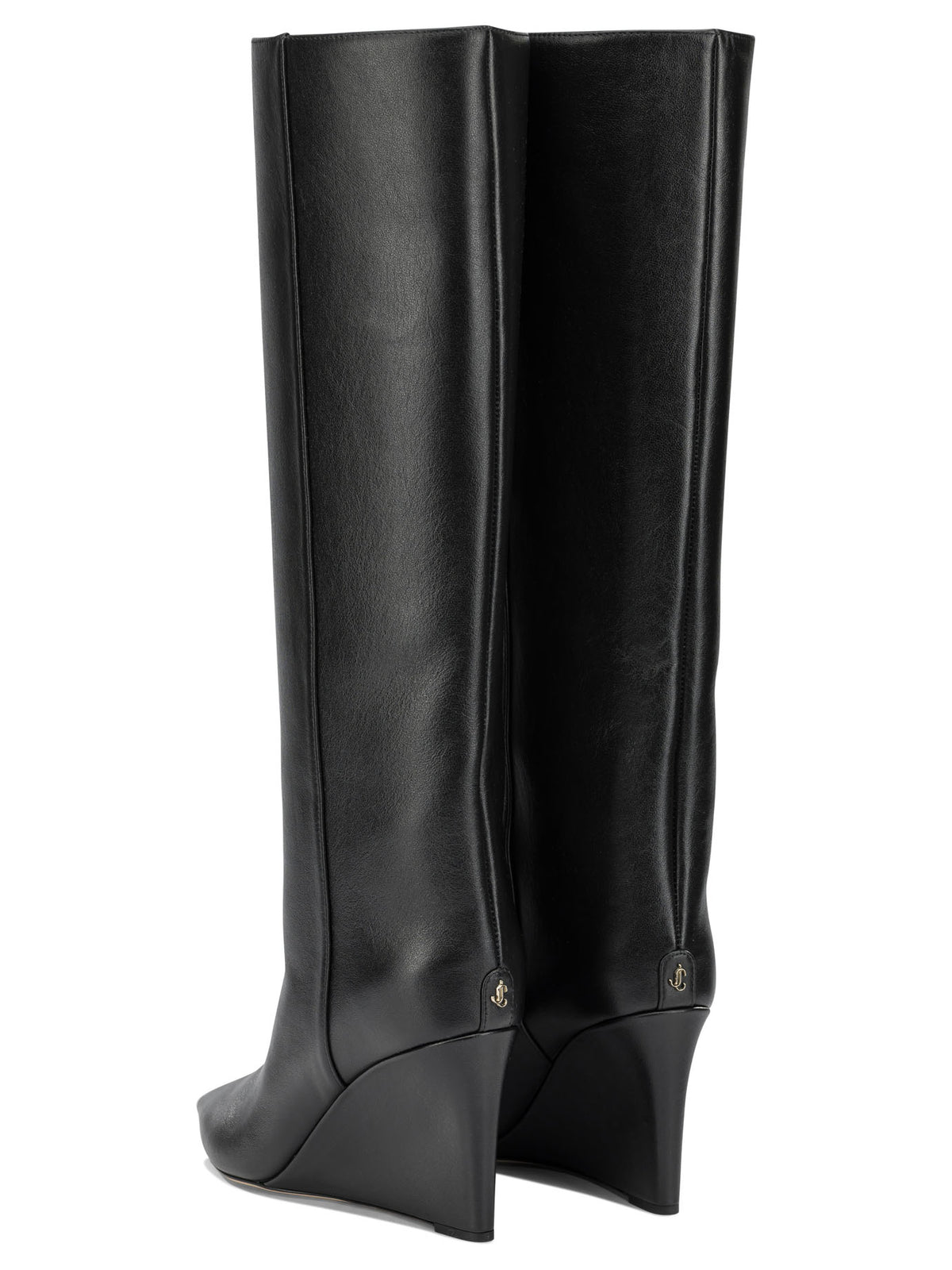 Jimmy Choo "Blake 85MM" Knee-High Boots - Black