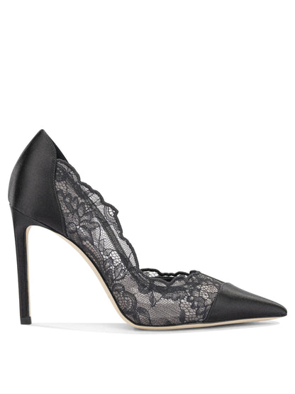 Jimmy Choo "Brigitte 100MM" Pumps - Black
