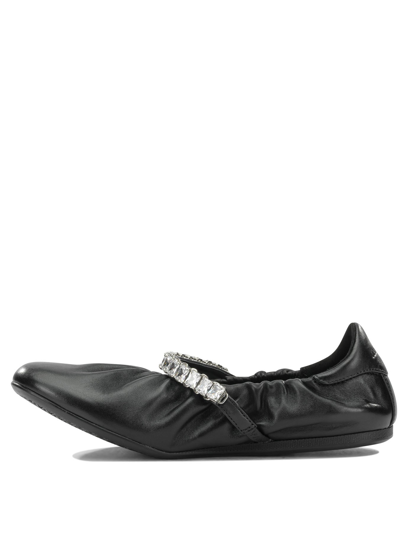 Jimmy Choo "Jade" Classic Ballet Flats - Black