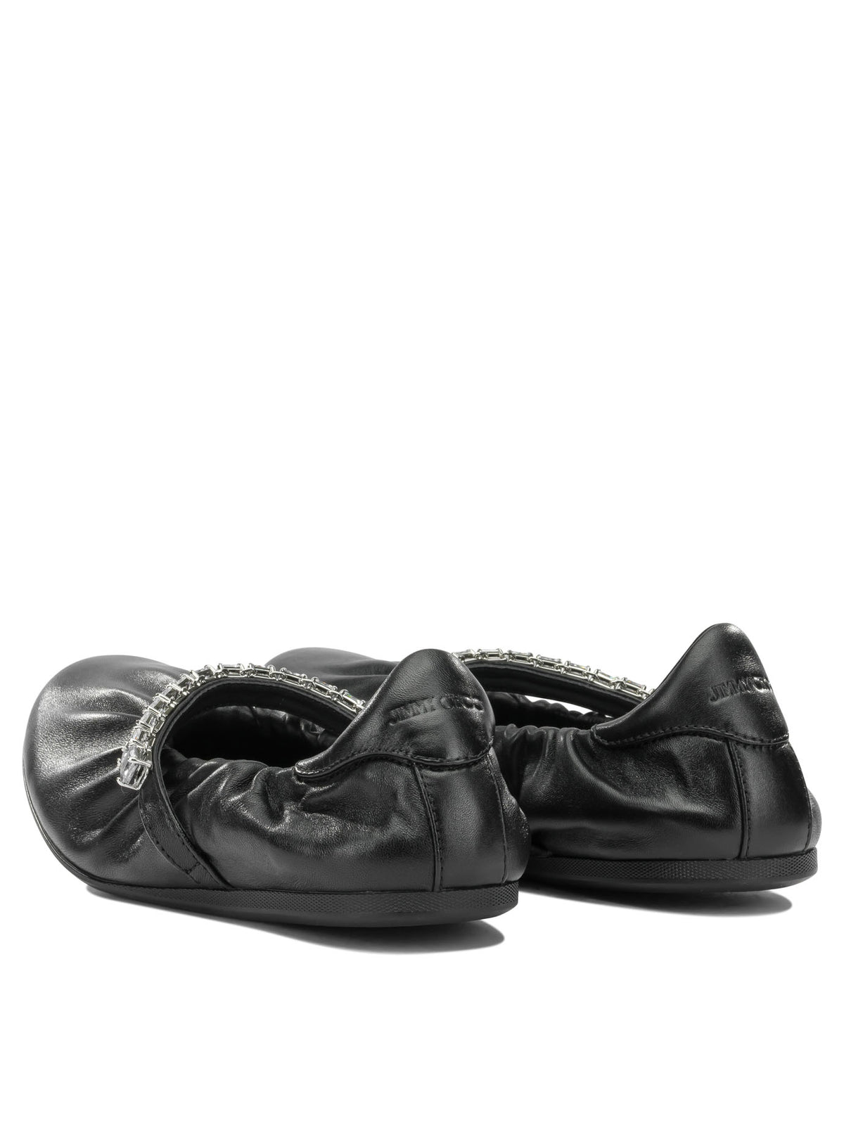 Jimmy Choo "Jade" Classic Ballet Flats - Black