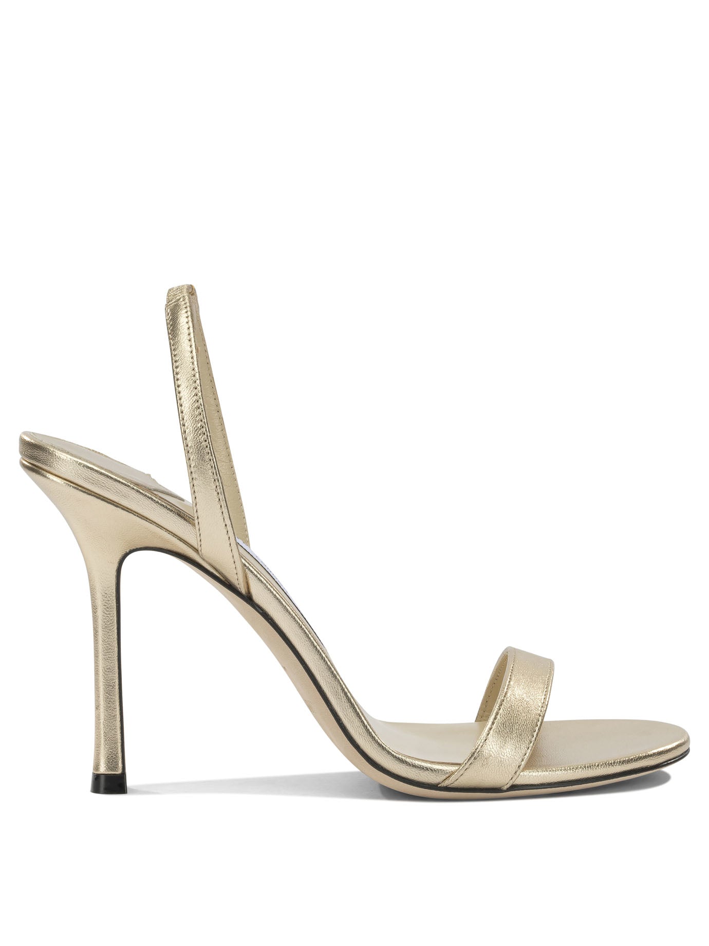 Jimmy Choo "Jenn 100MM" heeled sandals - Gold