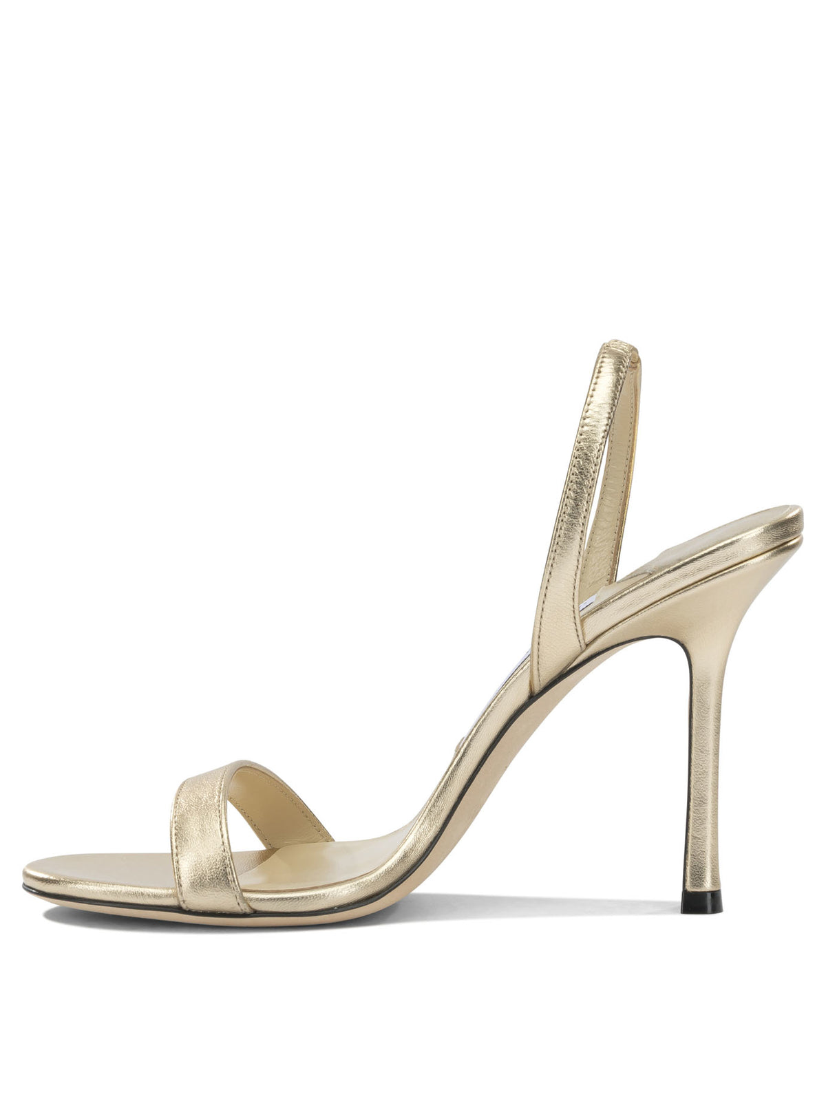Jimmy Choo "Jenn 100MM" heeled sandals - Gold