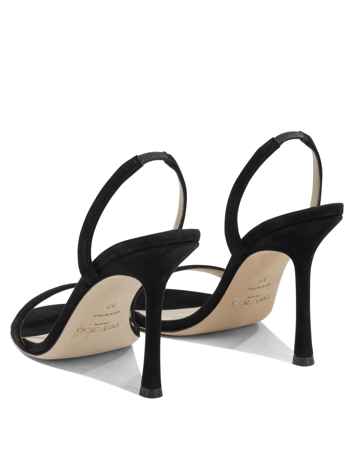 Jimmy Choo "Jenn 100MM" heeled sandals - Black