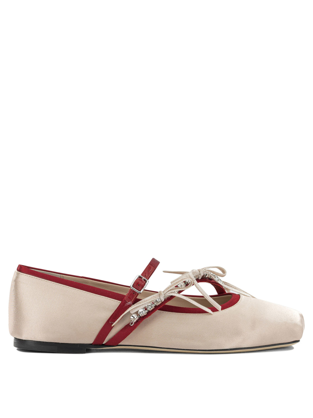Jimmy Choo "Loli" Mary Jane Flats - Pink