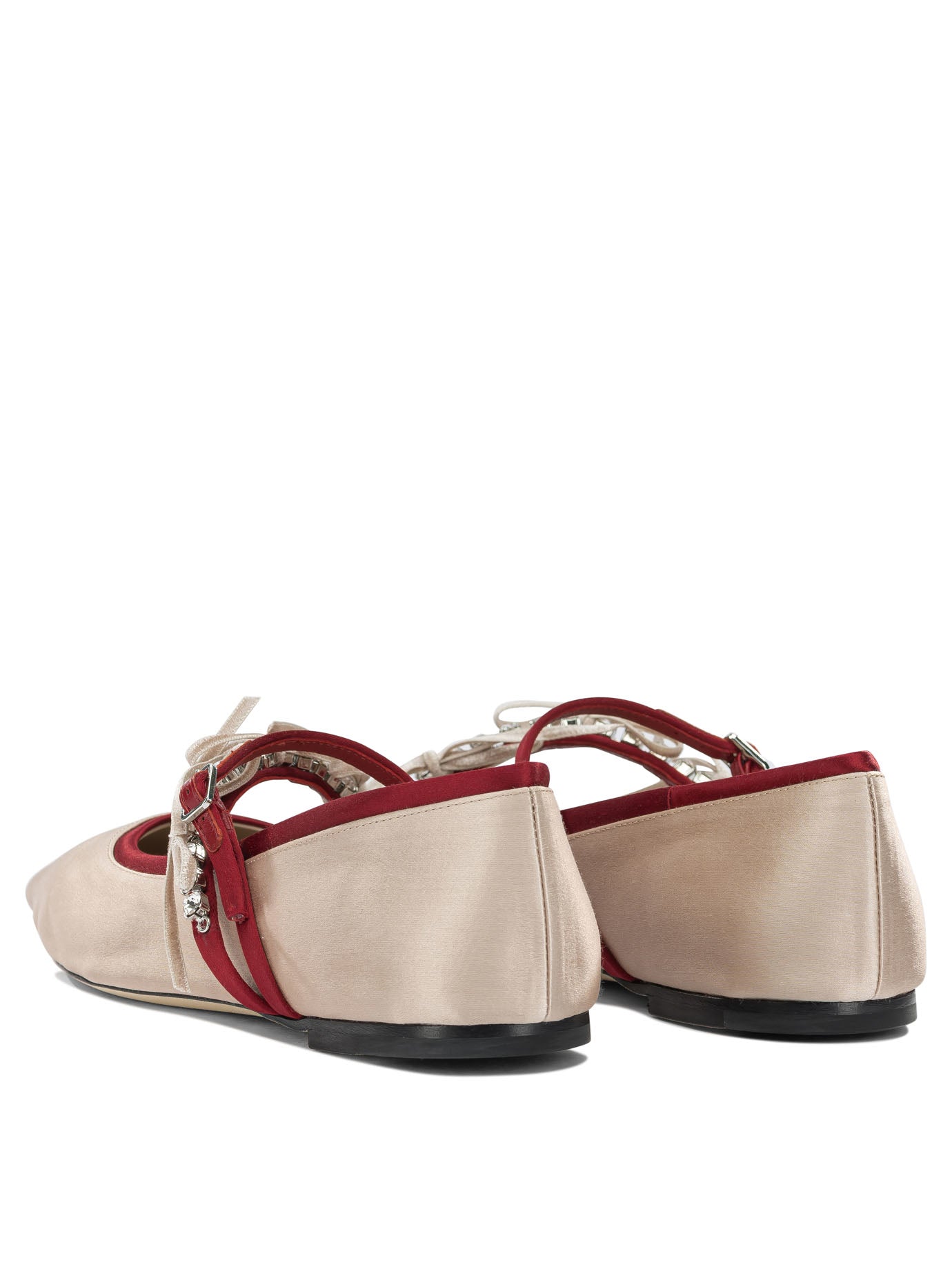 Jimmy Choo "Loli" Mary Jane Flats - Pink
