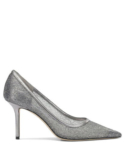 Jimmy Choo "Love 85MM" Pumps - Silver