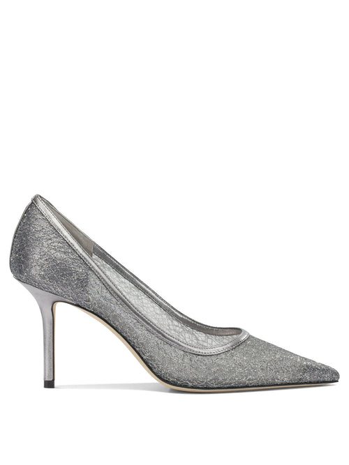 Jimmy Choo "Love 85MM" Pumps - Silver