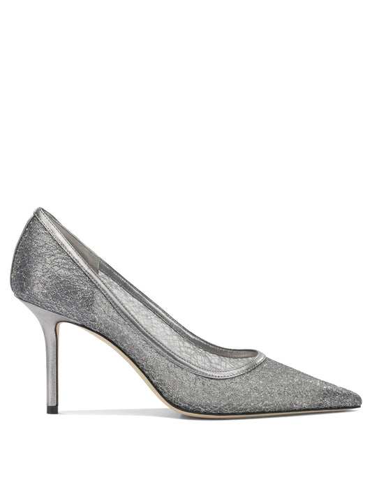 Jimmy Choo "Love 85MM" Pumps - Silver