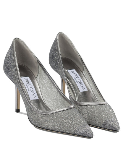 Jimmy Choo "Love 85MM" Pumps - Silver