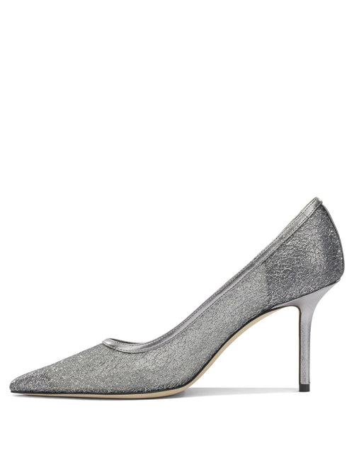 Jimmy Choo "Love 85MM" Pumps - Silver