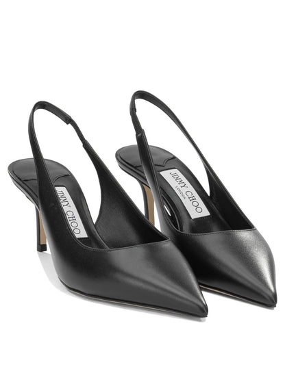 Jimmy Choo "Love 65MM" Slinkgback - Black