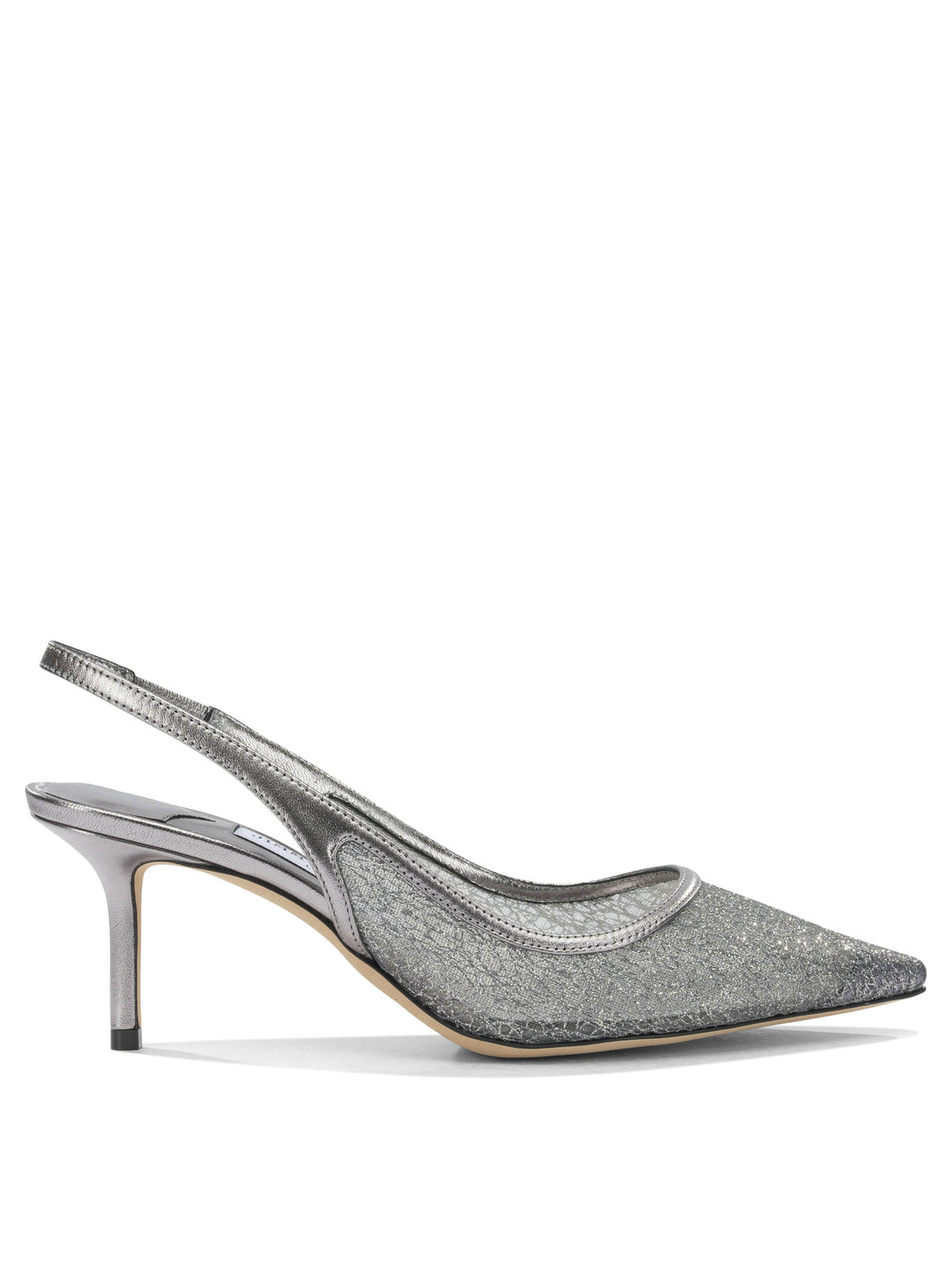 Jimmy Choo "Love 65MM" Slinkgback - Grey