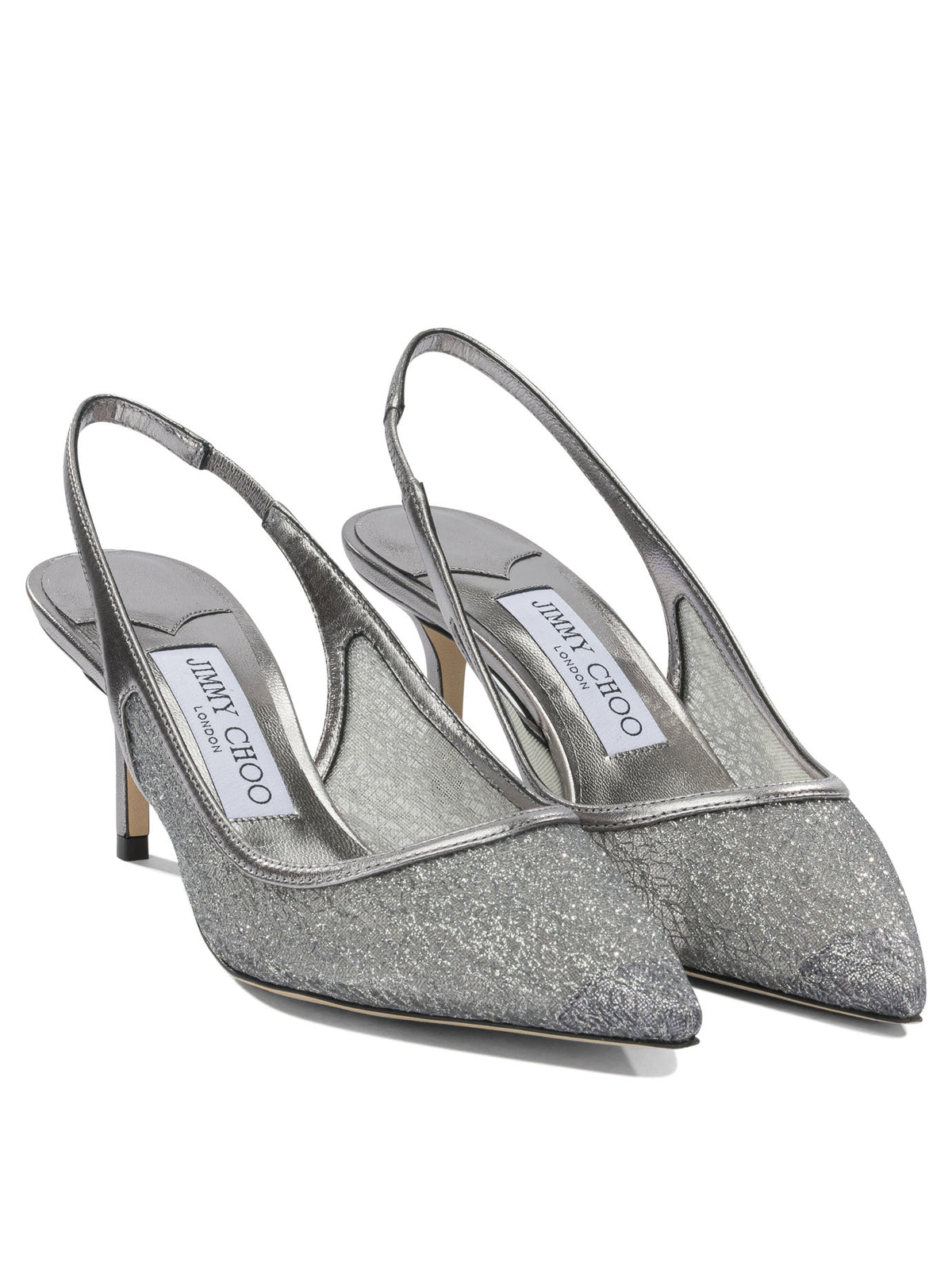 Jimmy Choo "Love 65MM" Slinkgback - Grey