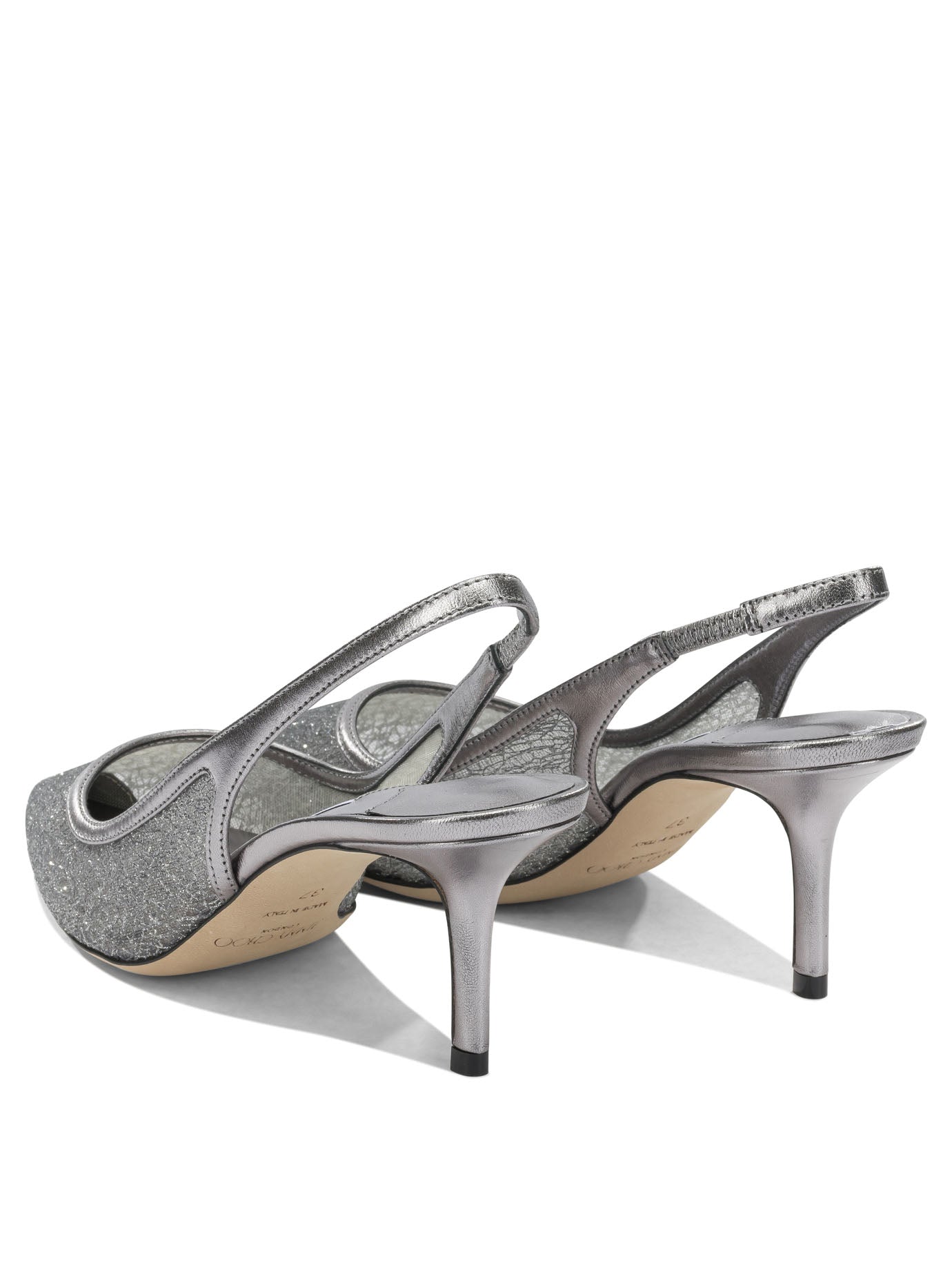 Jimmy Choo "Love 65MM" Slinkgback - Grey
