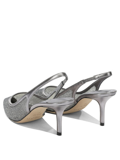 Jimmy Choo "Love 65MM" Slinkgback - Grey