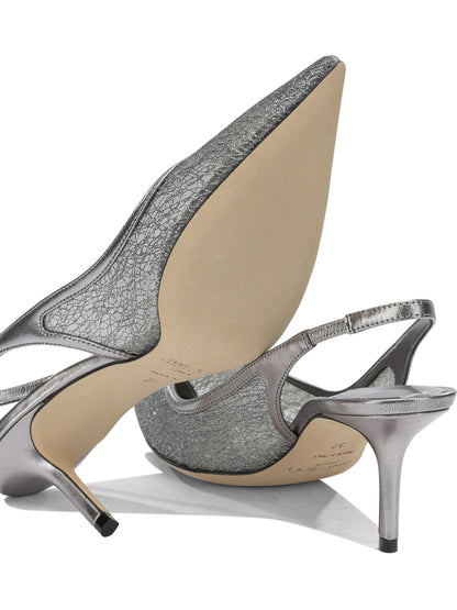Jimmy Choo "Love 65MM" Slinkgback - Grey