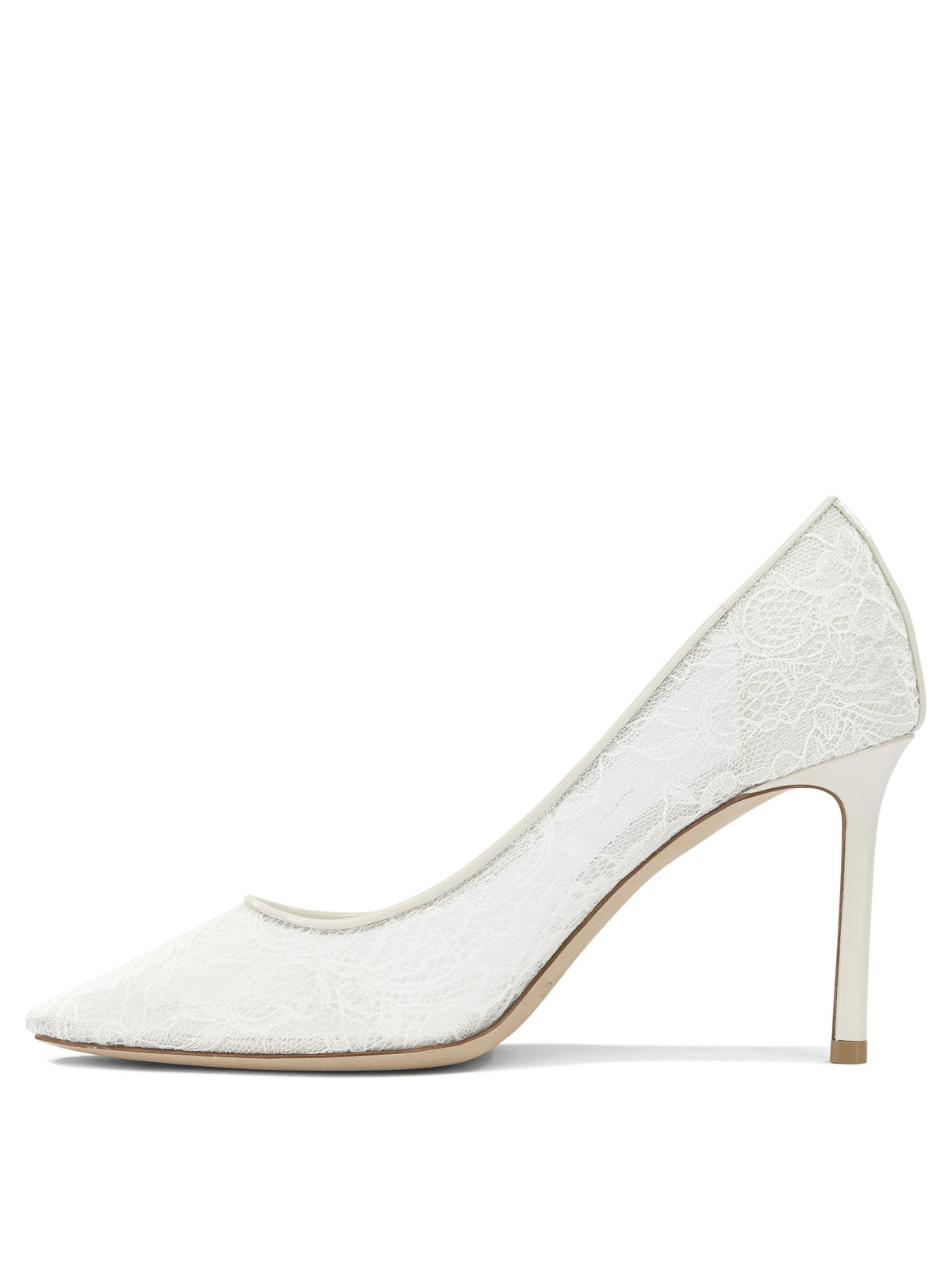 Jimmy Choo "Romy 85MM" Pumps - White