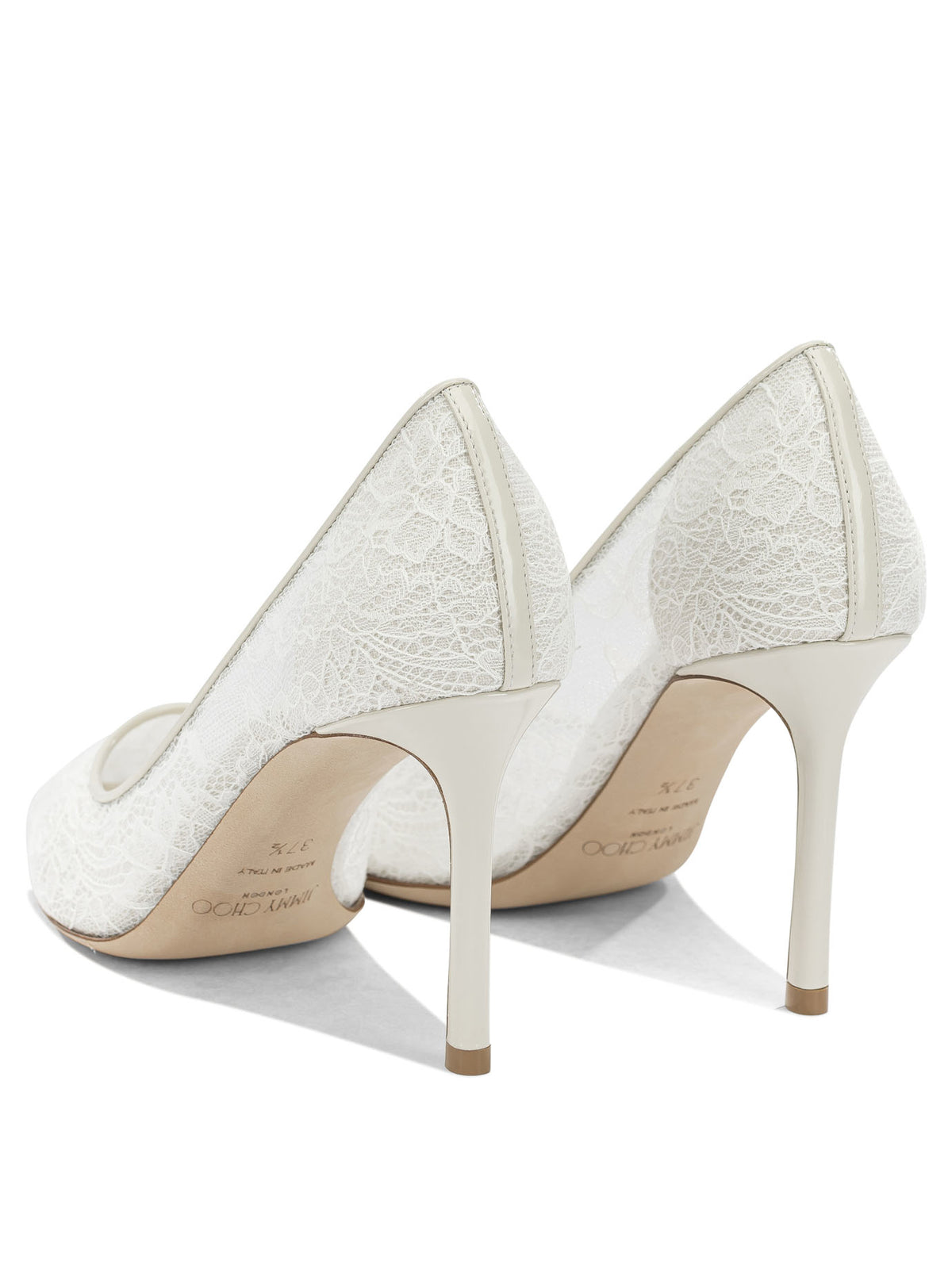 Jimmy Choo "Romy 85MM" Pumps - White