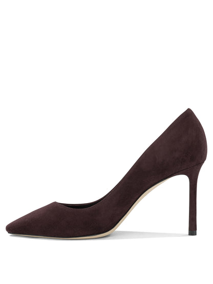 Jimmy Choo "Romy 85" Décolleté - Bordeaux