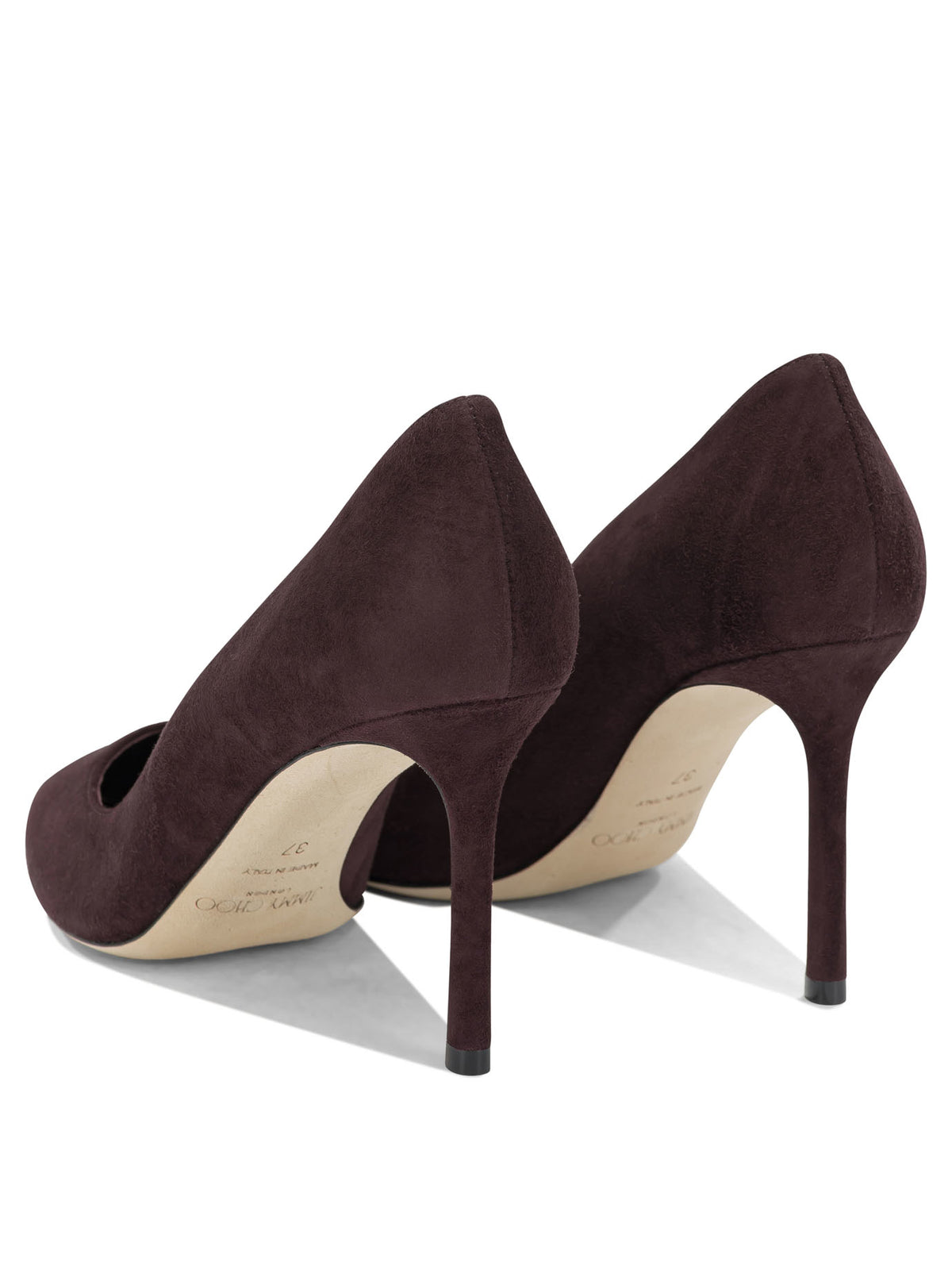 Jimmy Choo "Romy 85" Décolleté - Bordeaux