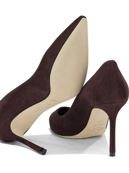 Jimmy Choo "Romy 85" Décolleté - Bordeaux