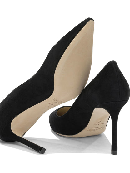 Jimmy Choo "Romy 85MM" Pumps - Black
