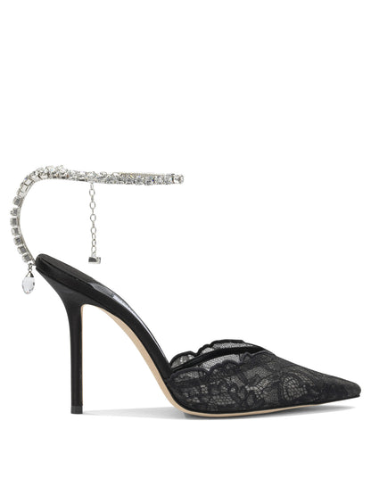 Jimmy Choo "Saeda 100MM" Pumps - Black