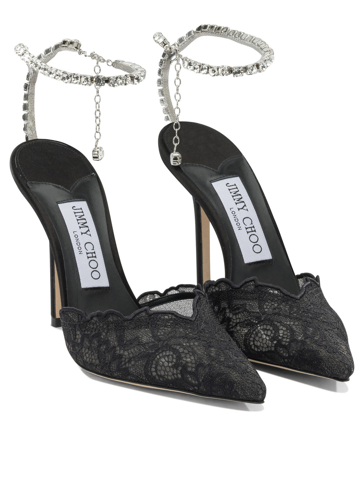 Jimmy Choo "Saeda 100MM" Pumps - Black