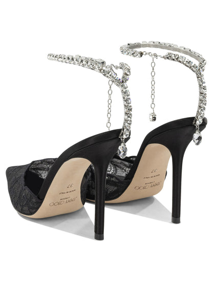 Jimmy Choo "Saeda 100MM" Pumps - Black