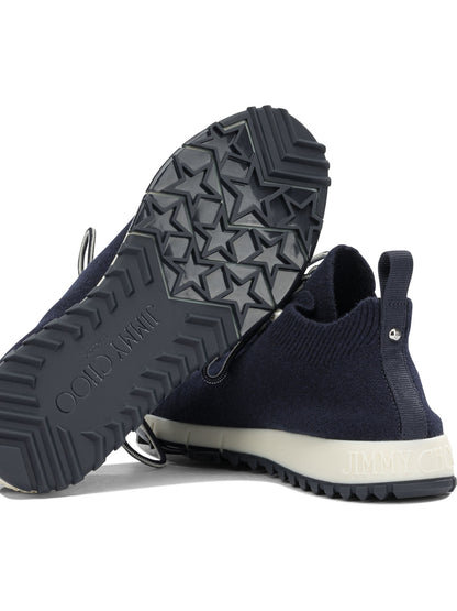 Jimmy Choo "Veles" Low-Top Sneakers - Blue