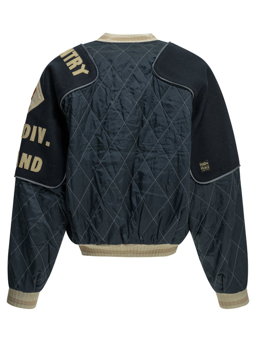 Kapital "Pearl Flag" Bomber Jacket - Blue