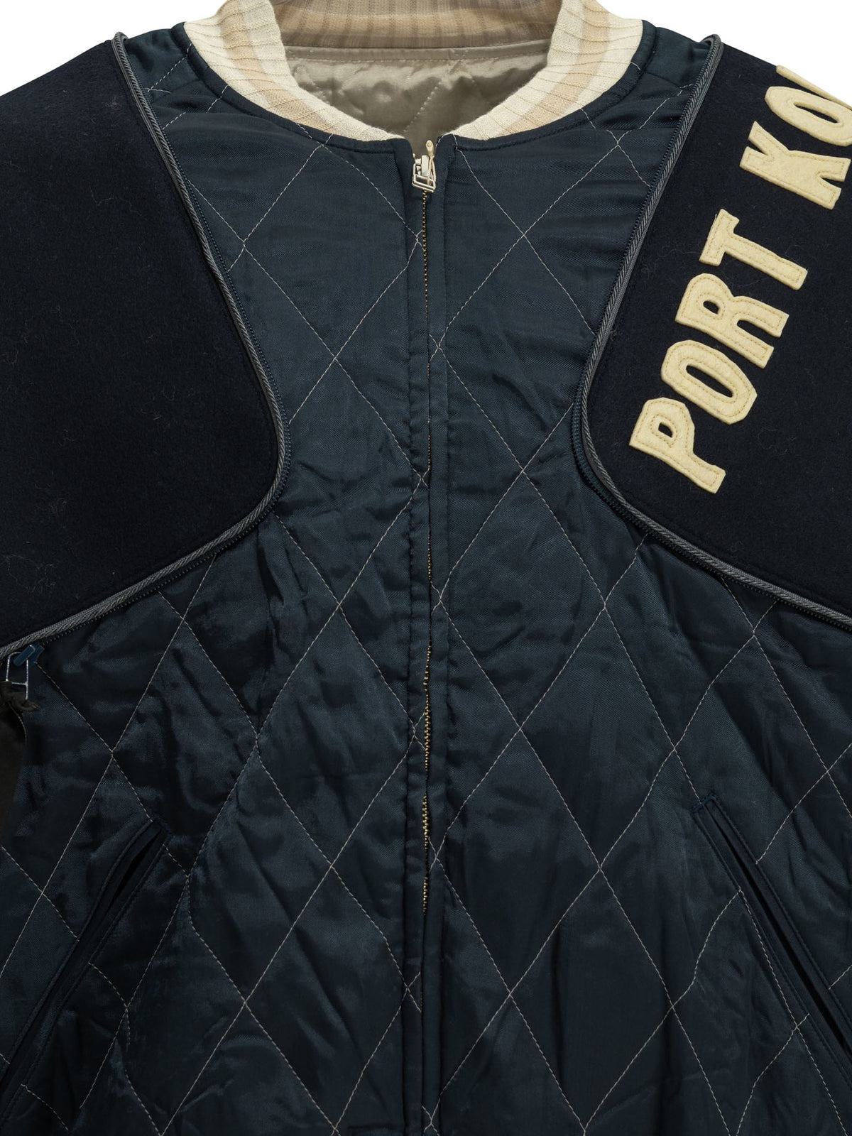 Kapital "Pearl Flag" Bomber Jacket - Blue