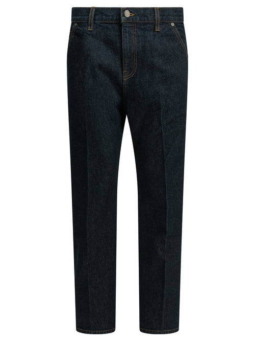 Khaite "Rossi" Straight-Leg Jeans - Blue