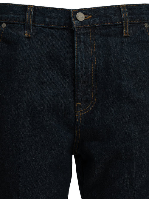 Khaite "Rossi" Straight-Leg Jeans - Blue