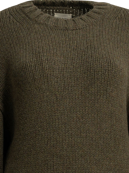 Khaite "Gemma" Crew-Neck Sweater - Green