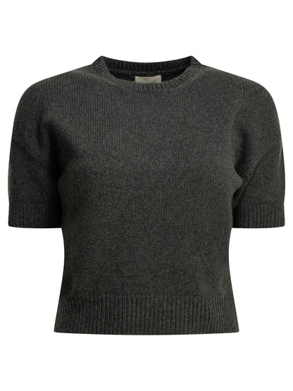Khaite "Golden" crew-neck sweater - Grey