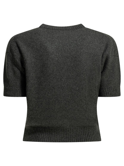 Khaite "Golden" crew-neck sweater - Grey
