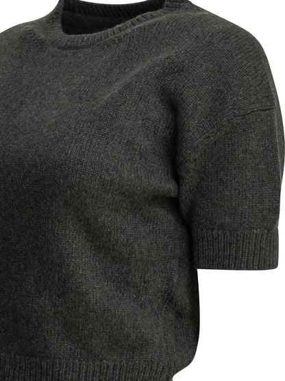 Khaite "Golden" crew-neck sweater - Grey