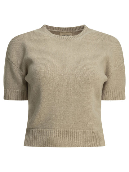 Khaite "Golden" crew-neck sweater - Beige