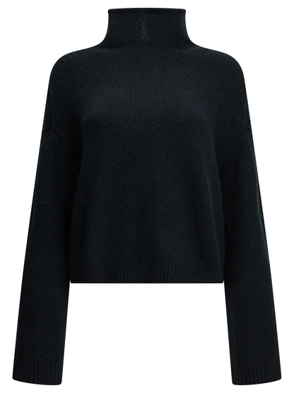 Khaite "Marke" Turtleneck Sweater - Blue