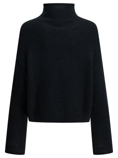 Khaite "Marke" Turtleneck Sweater - Blue