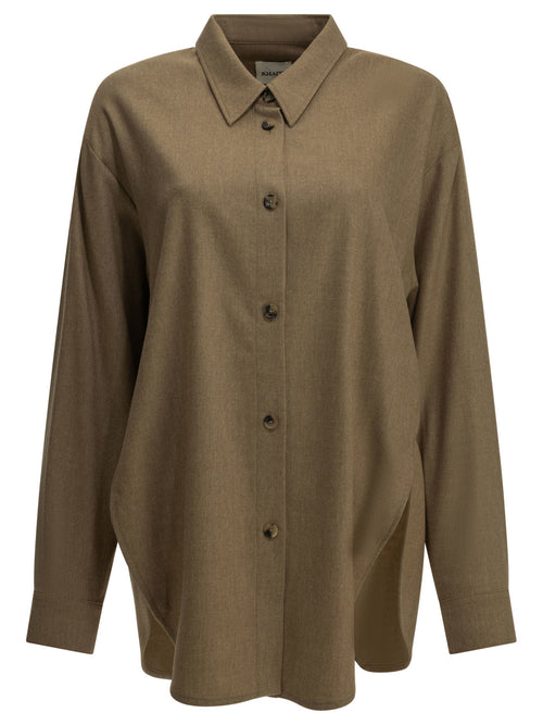 Khaite "Goya" Casual Shirt - Brown