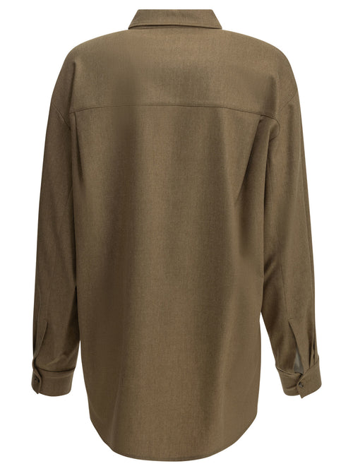 Khaite "Goya" Casual Shirt - Brown